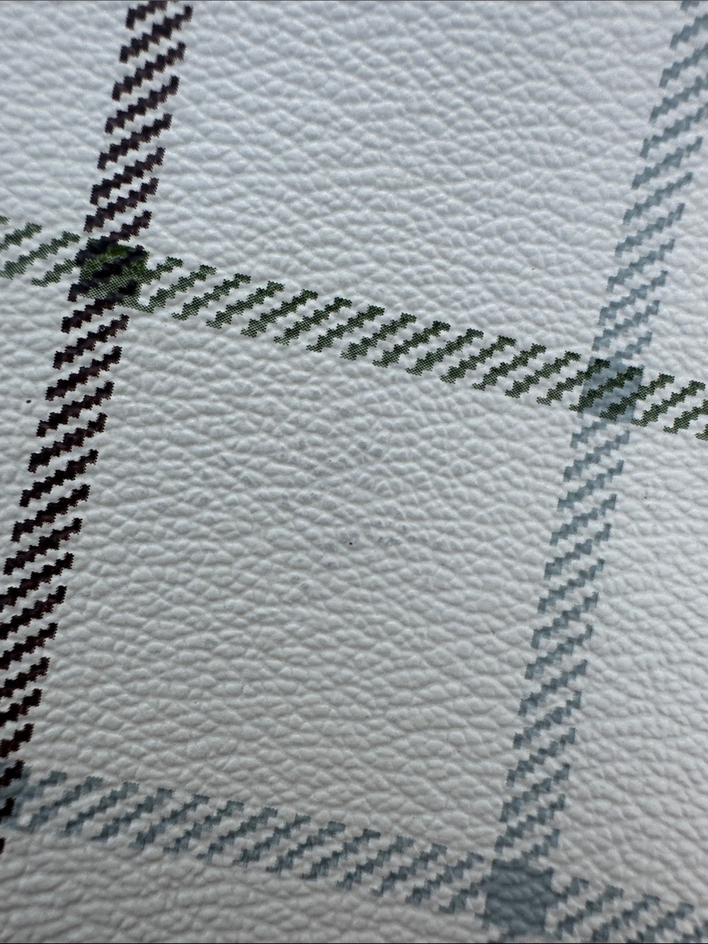 Coach White Multicolor Plaid Crossbody with Gold Accents - Picture 12 of 16